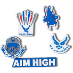 Crocs Armed Forces US Air Force 5Pck Jibbitz Shoe Charm Women|Men|Kids|Jibbitz™ Charms
