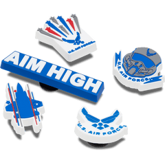 Crocs Armed Forces US Air Force 5Pck Jibbitz Shoe Charm Women|Men|Kids|Jibbitz™ Charms