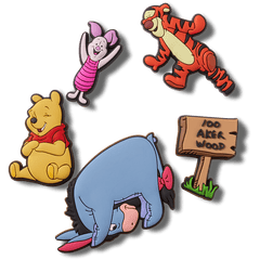 Crocs Winnie The Pooh 5 Pack Jibbitz™ charms Women|Men|Kids|Jibbitz™ Charms