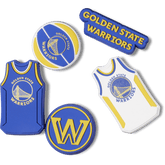 Crocs NBA Golden State Warriors 5 Pack Jibbitz™ charms Women|Men|Jibbitz™ Charms