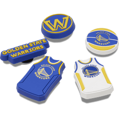 Crocs NBA Golden State Warriors 5 Pack Jibbitz™ charms Women|Men|Jibbitz™ Charms