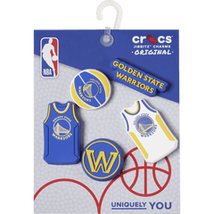 Crocs NBA Golden State Warriors 5 Pack Jibbitz™ charms Women|Men|Jibbitz™ Charms