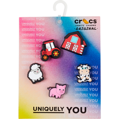 Crocs Cutesey Farm Animal 5 Pack Jibbitz Shoe Charm Women|Men|Kids|Jibbitz™ Charms