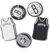 Crocs NBA Brooklyn Nets 5 Pack Jibbitz™ charms Women|Men|Jibbitz™ Charms