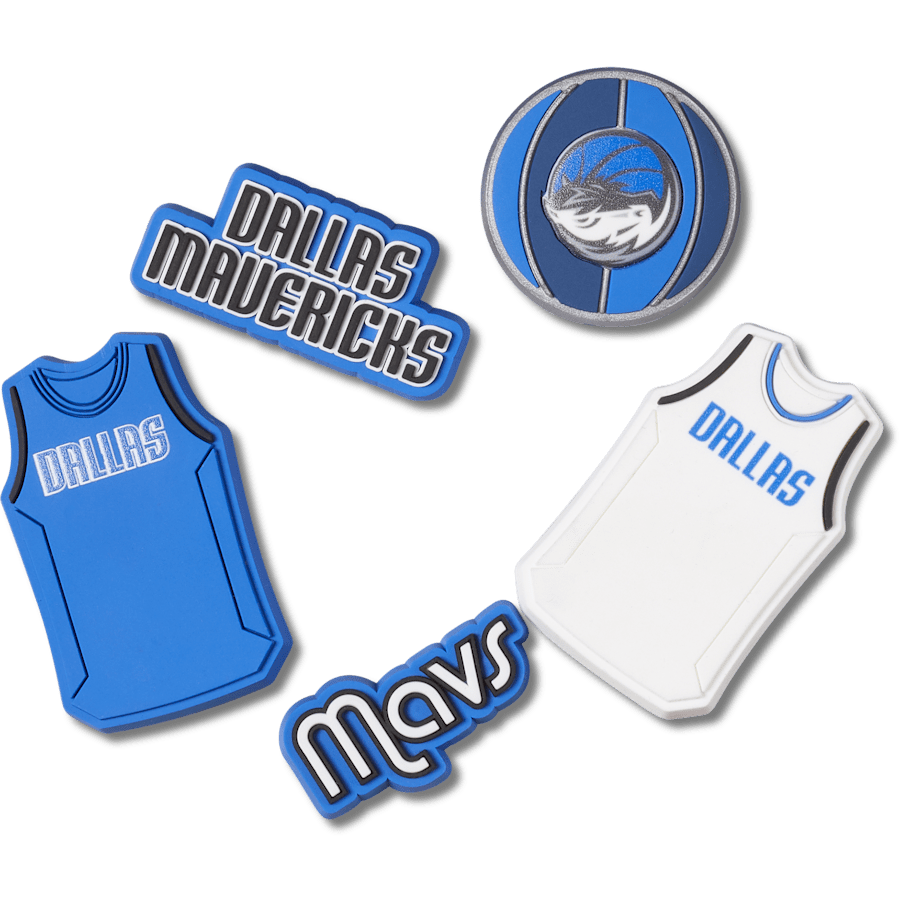 Crocs NBA Dallas Mavericks 5 Pack Jibbitz™ charms Women|Men|Jibbitz™ Charms