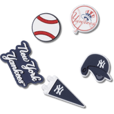Crocs MLB New York Yankees 5 Pack Jibbitz™ charms Women|Men|Kids|Jibbitz™ Charms