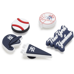 Crocs MLB New York Yankees 5 Pack Jibbitz™ charms Women|Men|Kids|Jibbitz™ Charms