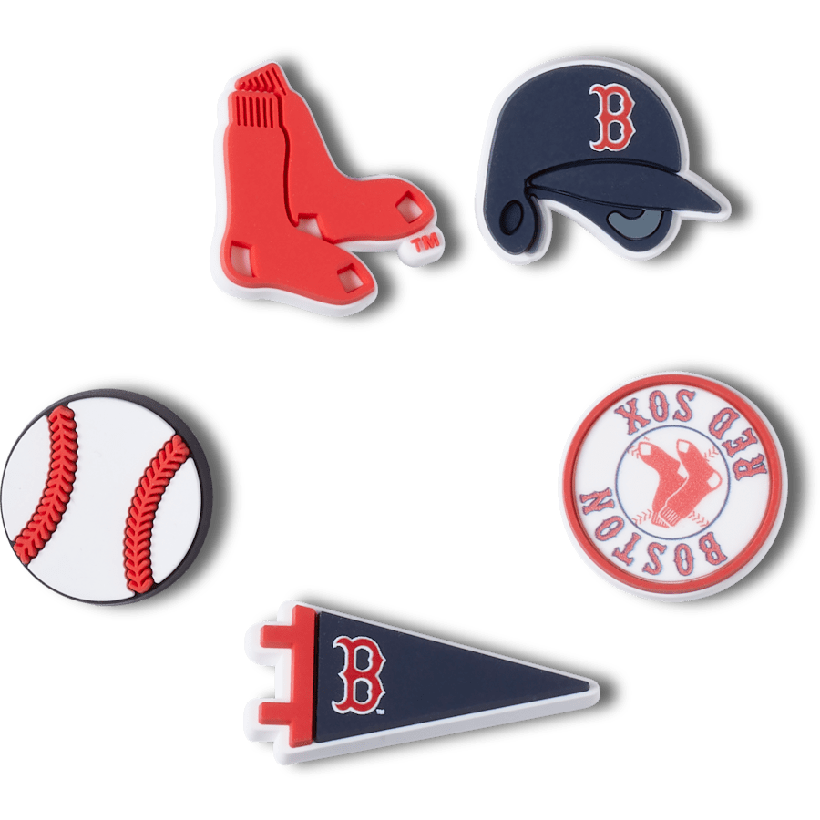 Crocs MLB Boston Red Sox 5pck Jibbitz™ charms Women|Men|Kids|Jibbitz™ Charms