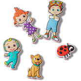 Crocs Cocomelon 5 Pack Jibbitz™ charms Women|Men|Kids|Jibbitz™ Charms