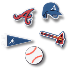 Crocs MLB Atlanta Braves 5 Pack Jibbitz™ charms Women|Men|Jibbitz™ Charms