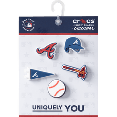 Crocs MLB Atlanta Braves 5 Pack Jibbitz™ charms Women|Men|Jibbitz™ Charms
