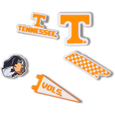 Crocs University of Tennessee 5 Pack Jibbitz™ charms Women|Men|Jibbitz™ Charms