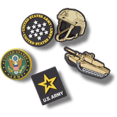 Crocs US Army 5 Pack 2 Jibbitz™ charms Women|Men|Kids|Jibbitz™ Charms