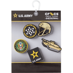 Crocs US Army 5 Pack 2 Jibbitz™ charms Women|Men|Kids|Jibbitz™ Charms