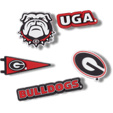 Crocs University of Georgia 5 Pack Jibbitz™ charms Women|Men|Kids|Jibbitz™ Charms