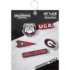 Crocs University of Georgia 5 Pack Jibbitz™ charms Women|Men|Kids|Jibbitz™ Charms