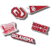 Crocs Univ of Oklahoma 5 Pack Jibbitz™ charms Women|Men|Kids|Jibbitz™ Charms