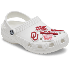 Crocs Univ of Oklahoma 5 Pack Jibbitz™ charms Women|Men|Kids|Jibbitz™ Charms