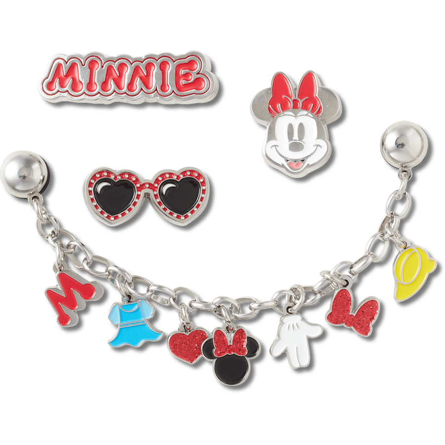 Crocs Minnie Mouse 5 Pack Jibbitz™ charms Women|Men|Kids|Jibbitz™ Charms