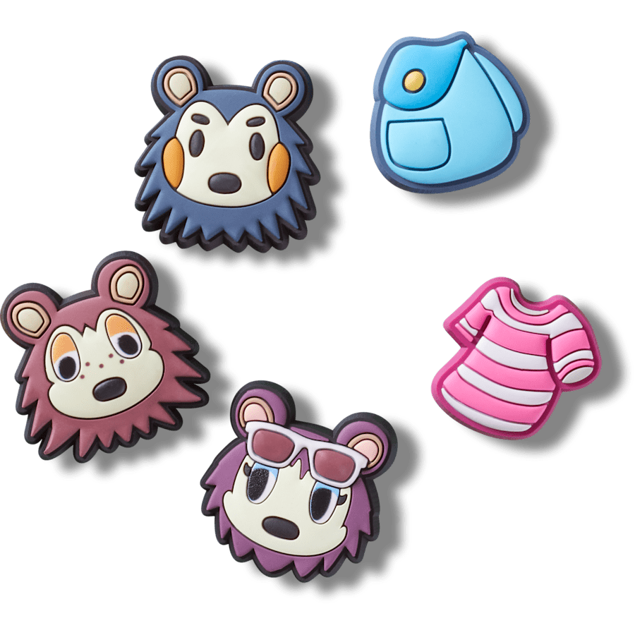Crocs Animal Crossing Creator 5 Pack Jibbitz™ charms Women|Men|Kids|Jibbitz™ Charms