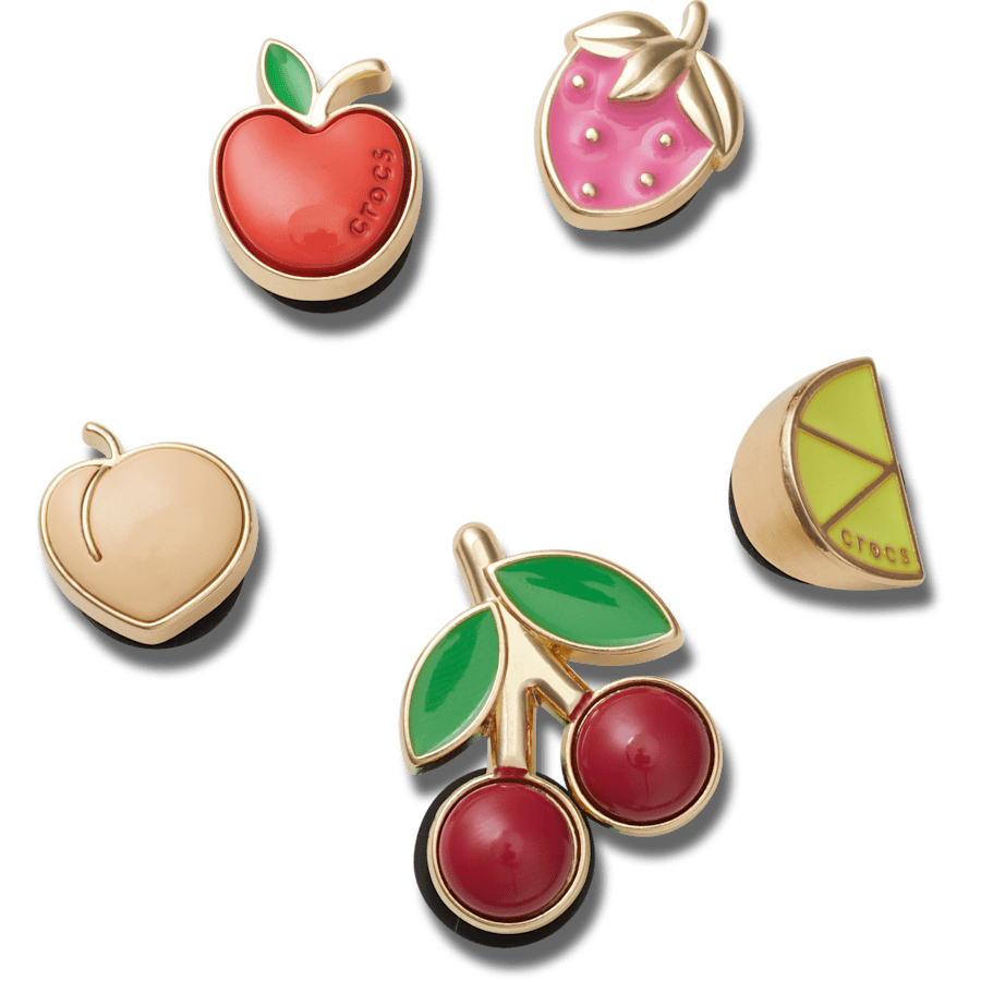 Crocs Elevated Fruits 5 Pack Jibbitz™ charms Women|Men|Jibbitz™ Charms