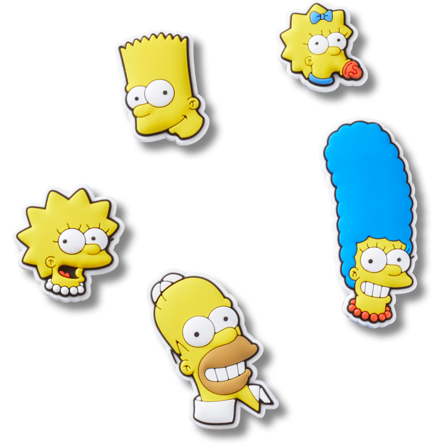 Crocs The Simpsons 5 Pack Jibbitz™ charms Women|Men|Kids|Jibbitz™ Charms