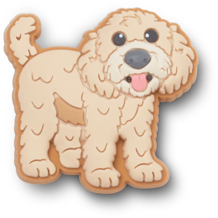 Crocs b'Golden Doodle Puppy Jibbitz Shoe Charm' Women|Men|Jibbitz™ Charms