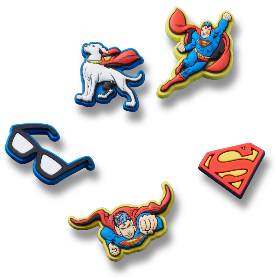 Crocs Superman 5 Pck Jibbitz™ charms Women|Men|Kids|Jibbitz™ Charms