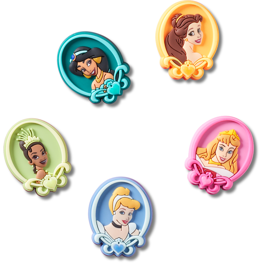 Crocs Disney Princess 5 Pack Jibbitz™ charms Women|Men|Kids|Jibbitz™ Charms
