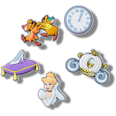 Crocs Cinderella 5 Pack Jibbitz™ charms Women|Men|Kids|Jibbitz™ Charms