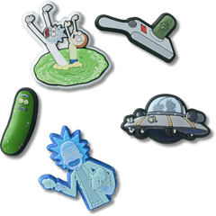 Crocs Rick and Morty 5 Pack Jibbitz™ charms Women|Men|Jibbitz™ Charms