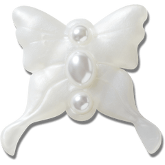 Crocs Meta Jelly White Butterfly Jibbitz™ charms Women|Men|Jibbitz™ Charms