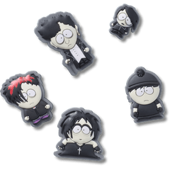 Crocs South Park Goth Kids 5 Pack Jibbitz Shoe Charm Women|Men|Kids|Jibbitz™ Charms