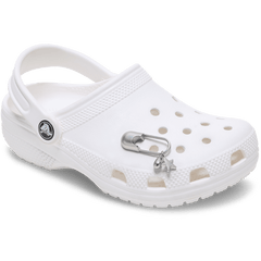 Crocs Silver Meta Safety Pin Jibbitz™ charms Women|Men|Jibbitz™ Charms