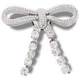 Crocs Silver Gem Bow Jibbitz™ charms Women|Men|Jibbitz™ Charms