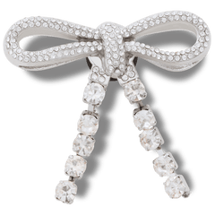 Crocs Silver Gem Bow Jibbitz™ charms Women|Men|Jibbitz™ Charms