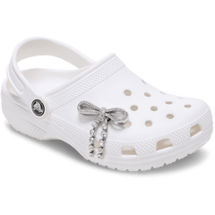 Crocs Silver Gem Bow Jibbitz™ charms Women|Men|Jibbitz™ Charms