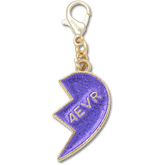 Crocs Purple Glitter BFF Charm Right Jibbitz Shoe Charm Women|Men|Kids|Jibbitz™ Charms