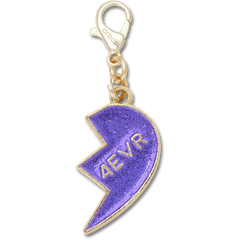 Crocs Purple Glitter BFF Charm Right Jibbitz Shoe Charm Women|Men|Kids|Jibbitz™ Charms