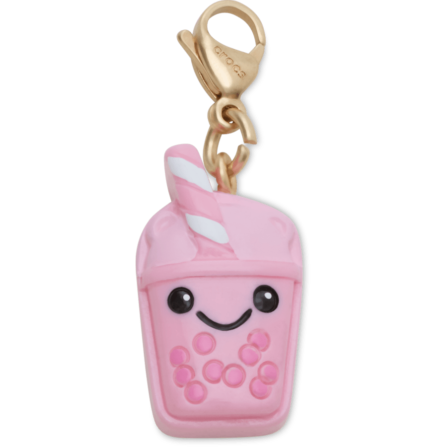 Crocs Cute Pink Boba Charm Jibbitz Shoe Charm Women|Men|Kids|Jibbitz™ Charms