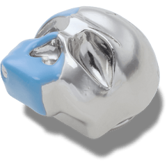 Crocs Silver and Blue Enamel Skull Jibbitz™ charms Women|Men