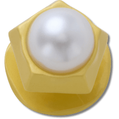 Crocs Gold Pentagon Pearl Jibbitz™ charms Women|Men|Jibbitz™ Charms