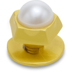 Crocs Gold Pentagon Pearl Jibbitz™ charms Women|Men|Jibbitz™ Charms