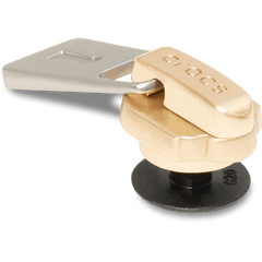 Crocs Gold and Silver Zipper Jibbitz™ charms Women|Men