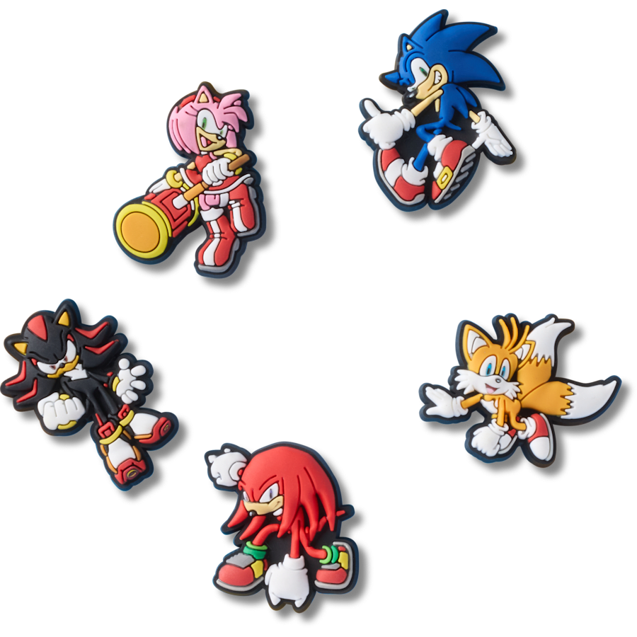 Crocs Sonic the Hedgehog 5Pck Jibbitz™ charms Women|Men|Kids|Jibbitz™ Charms