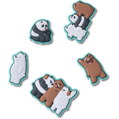 Crocs We Bare Bears 5 Pack Jibbitz™ charms Women|Men|Jibbitz™ Charms