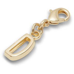 Crocs Gold Letter D Charm Jibbitz™ charms Women|Men|Kids|Jibbitz™ Charms
