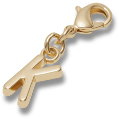 Crocs Gold Letter K Charm Jibbitz™ charms Women|Men|Kids|Jibbitz™ Charms
