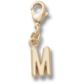 Crocs Gold Letter M Charm Jibbitz™ charms Women|Men|Kids|Jibbitz™ Charms