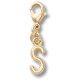 Crocs Gold Letter S Charm Jibbitz™ charms Women|Men|Kids|Jibbitz™ Charms